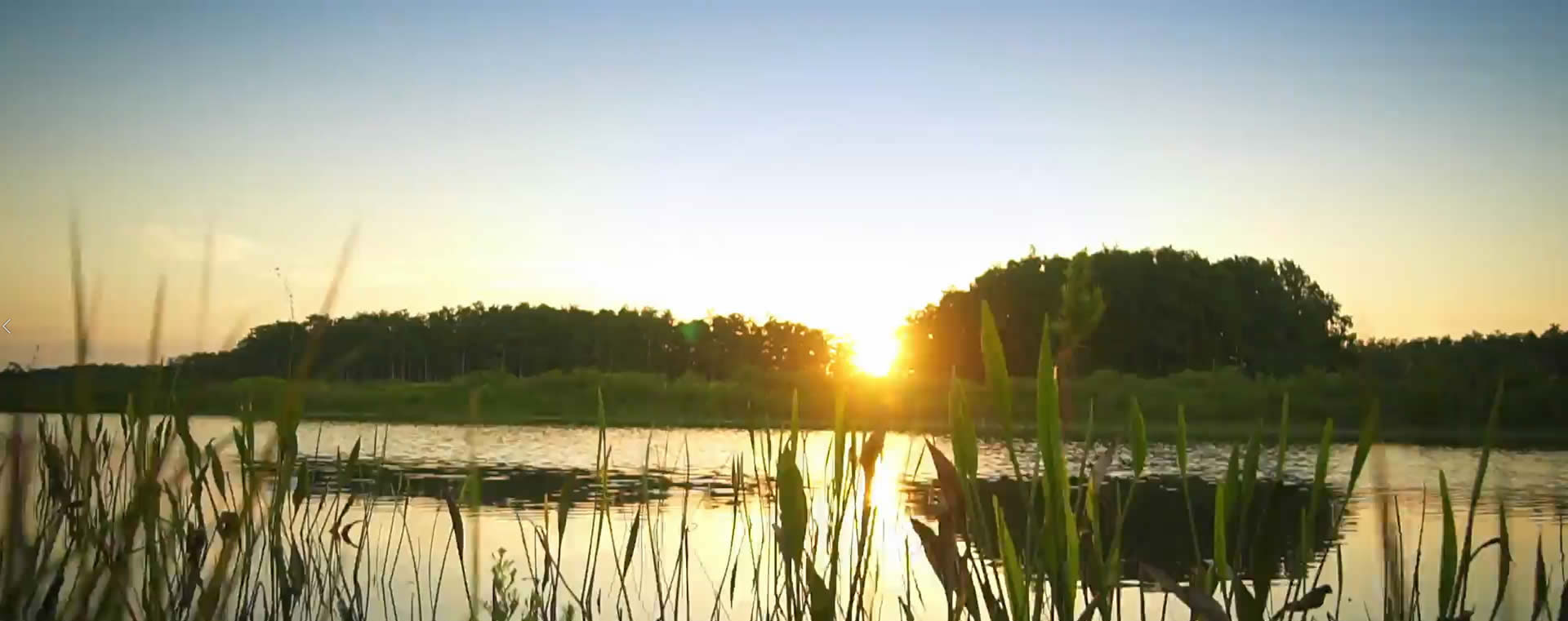 Lake with Sunset