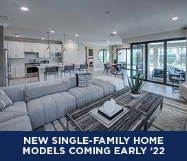 Kitchen and Living room at Pulte Homes