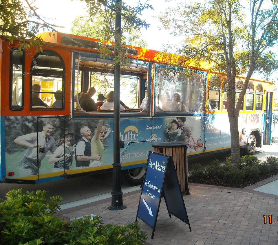 Trolley Tour in Ave Maria, Florida