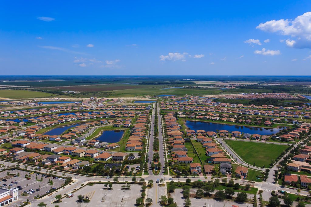 Maple Ridge aerial of new homes