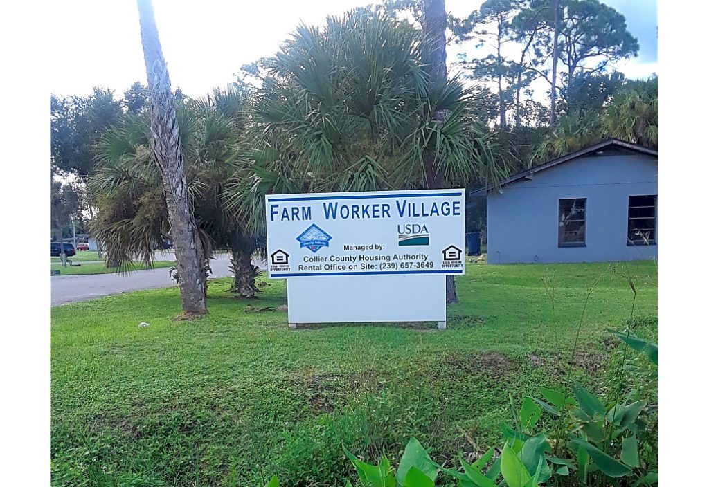 Picture of Farm Worker Village sign