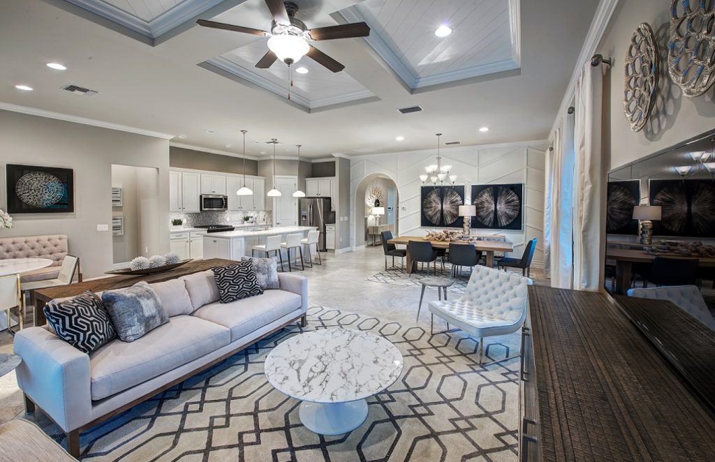 Summerwood gathering room in Avalon Park by Pulte Homes