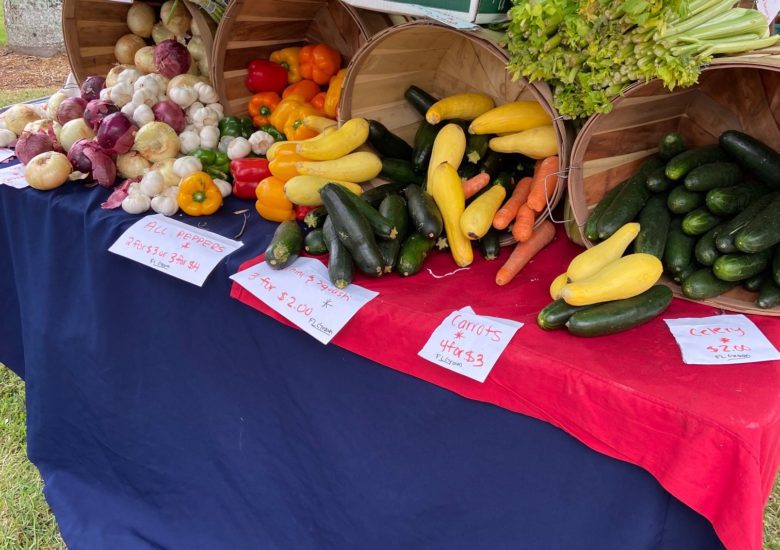 Produce stand at Farmers Market