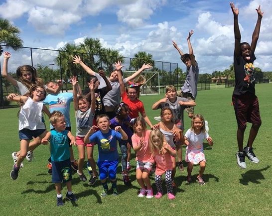 Camp Ave Maria Florida group photo of children