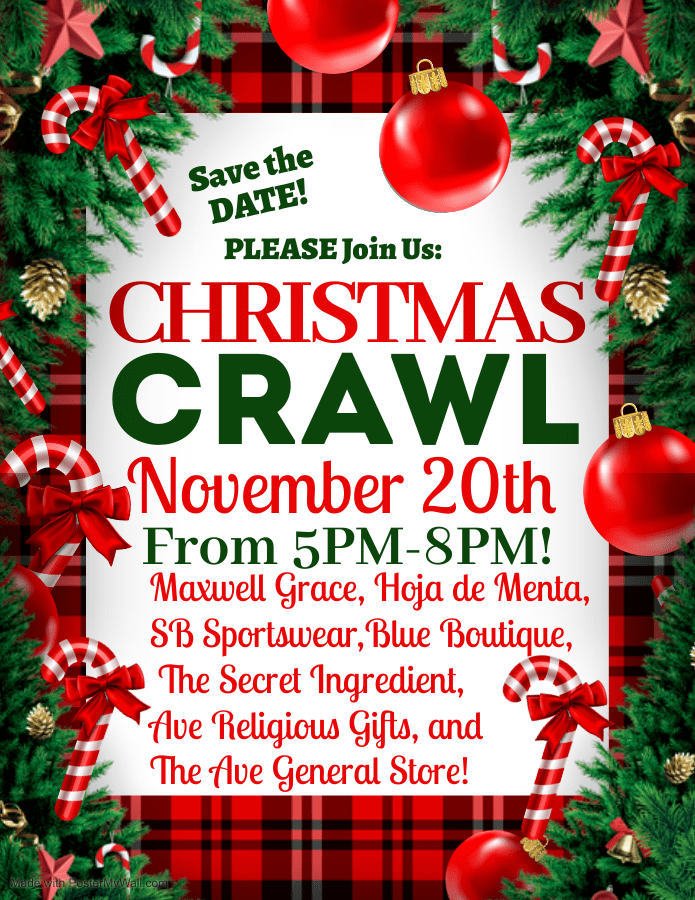 Christmas Crawl flyer Ave Maria Florida