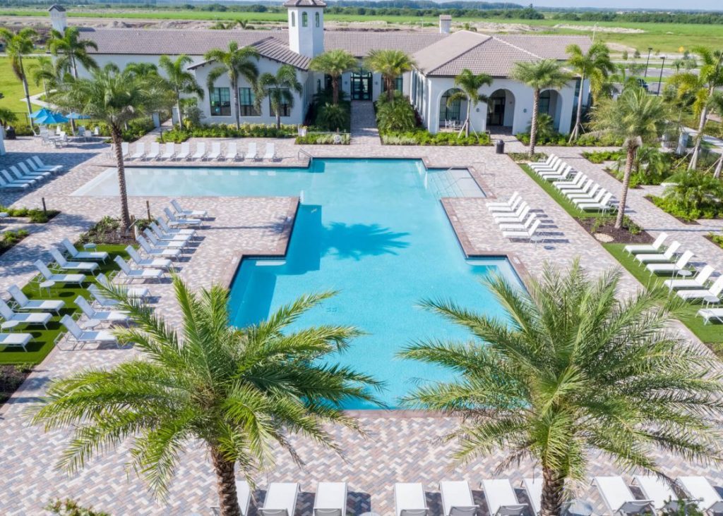 Maple Ridge Clubhouse Pool Ave Maria, Florida