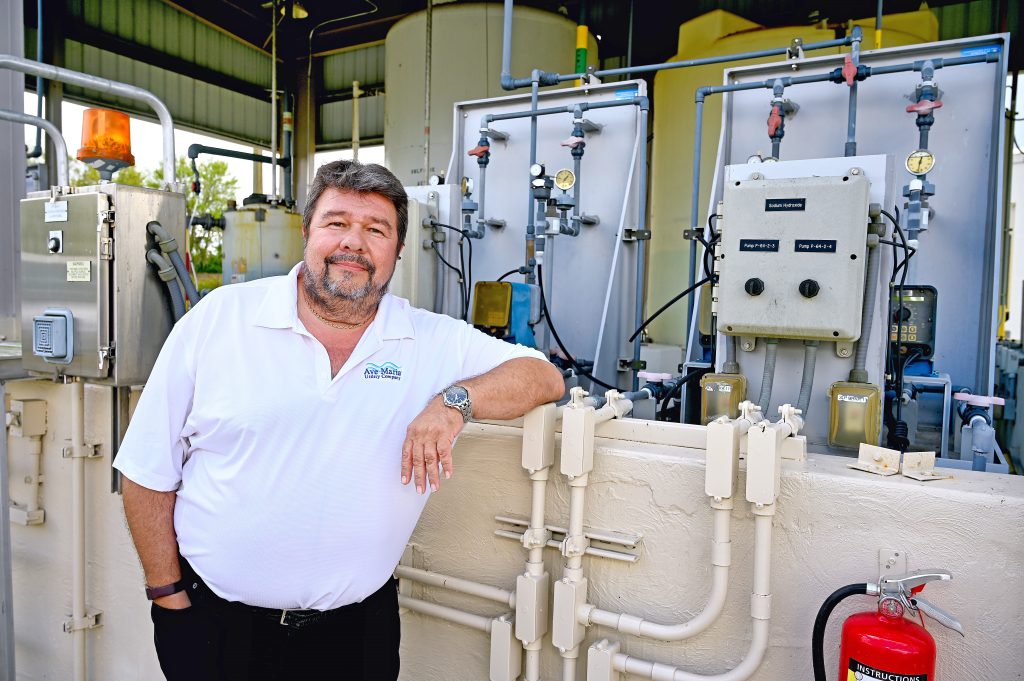 Ave Maria Utility Company Plant Operations Manager Paul Cortez. Photo by Chris Tilley.