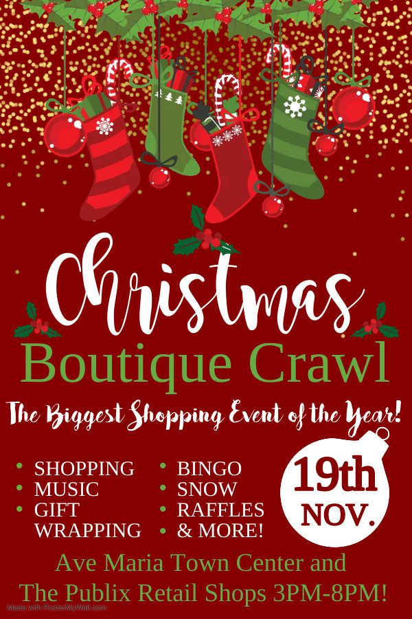 Ave Maria Christmas Boutique Crawl