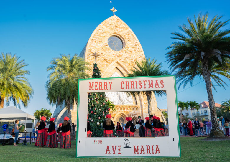 2022 Ave Maria Hometown Christmas of Catholic Church. Photo by Amelia Conte