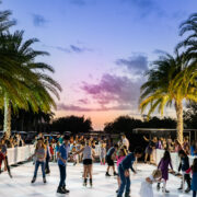 Ice skating rink in Ave Maria Town Center