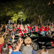 Santa and Mrs. Claus in Ave Maria Town Center Parade
