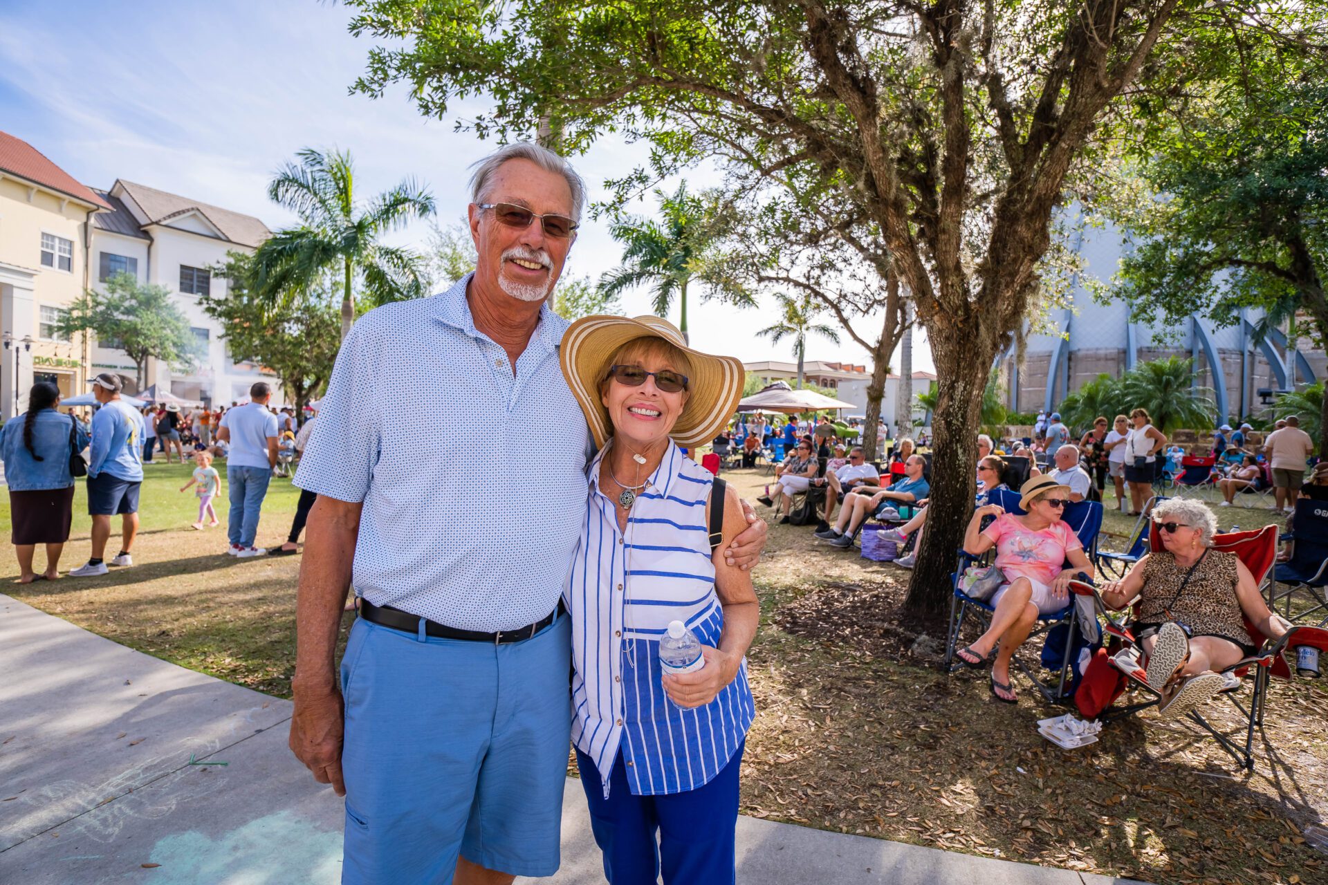 Couple at the Ave Maria Margarita & Taco Festival