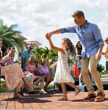 Dancing in Ave Maria Town Center