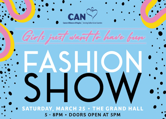 Fashion Show - Saturday, March 25 - The Grand Hall - 5-8PM