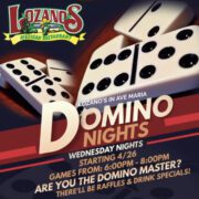 Lozano's Mexican Restaurant Event Flyer for Weekly Bingo Nights