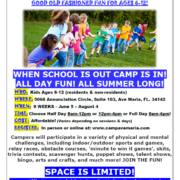 Camp Ave Maria 2023 Flyer