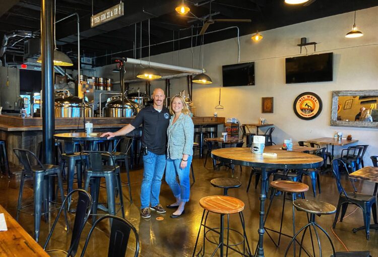 Matt & Danee Williams, owners of Oil Well Craft Beer