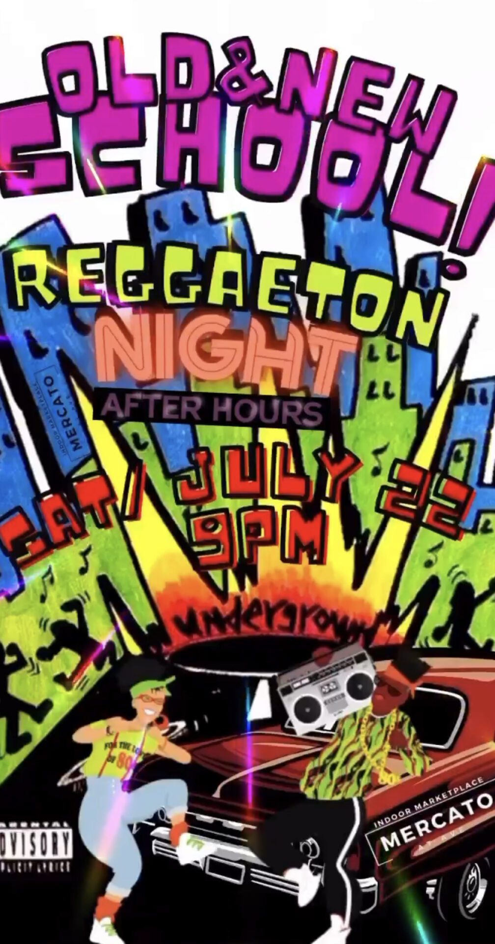 Recreation Night at Mercato at Ave flyer
