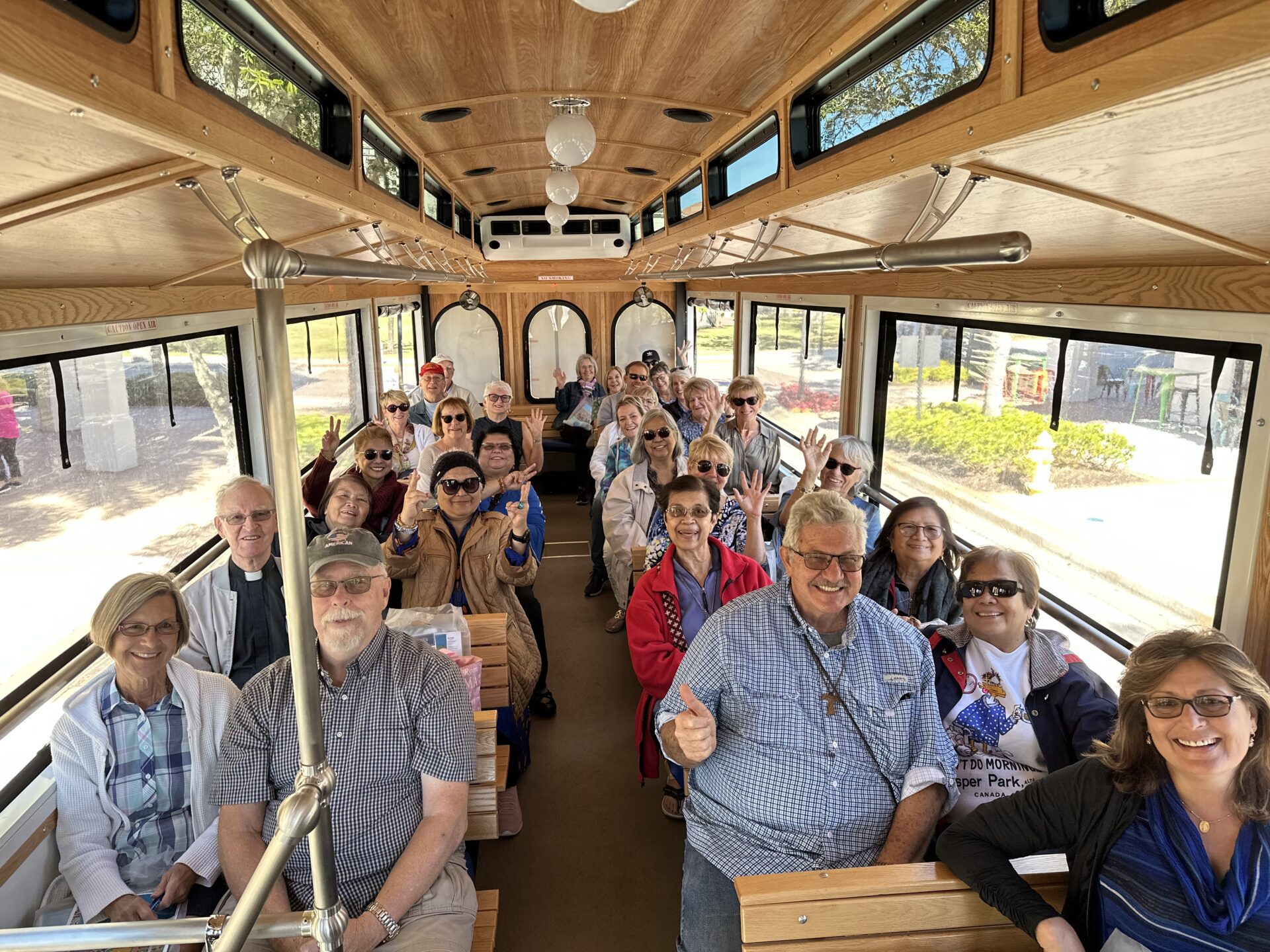 Ave Maria Trolley Tours Group