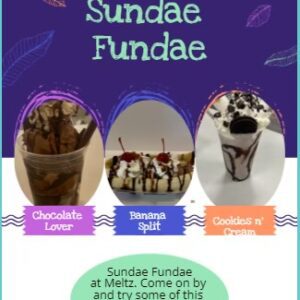 Sundae Fundaes at Meltz Ice Cream in Ave Maria