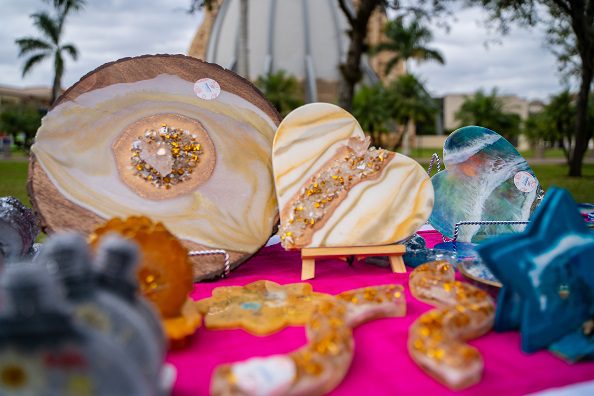 Resin art featured at the Ave Maria Arts & Crafts Festival
