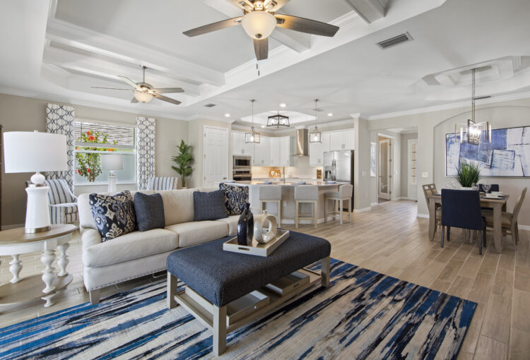 Lennar's Victoria model interior shot of living area