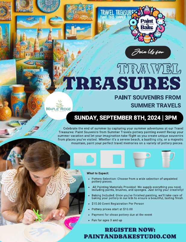 Travel Treasures Flyer at Maple Ridge