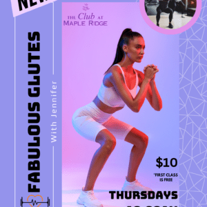 Fabulous Glutes workout class flyer