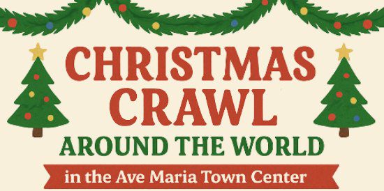 Christmas Crawl Around the World Event Title Image