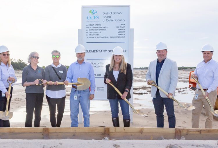 Officials from CCPS Break Ground