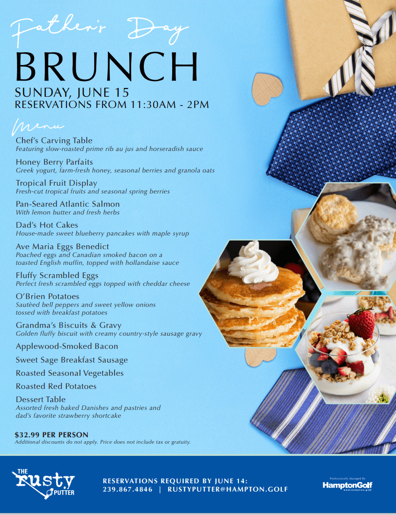 Father's Day Brunch at Rusty Putter