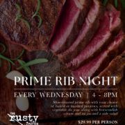 Wednesday Prime Rib Nights at The Rusty Putter