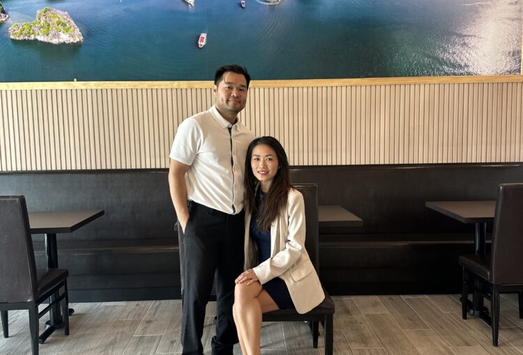 Jason and Tammy Cao, owners of Umami Ave