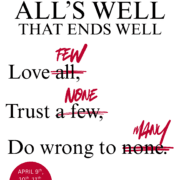 All's Well AMU Theatre Flyer